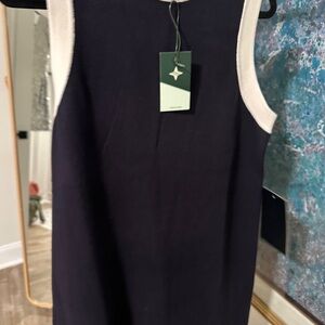 Tuckernuck Navy and White Dress